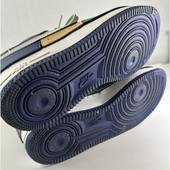 Nike Air Force 1/1 Multi Customizable Sneakers DB2576 Colorblock Shoes US Size 9 - Picture 7 of 16